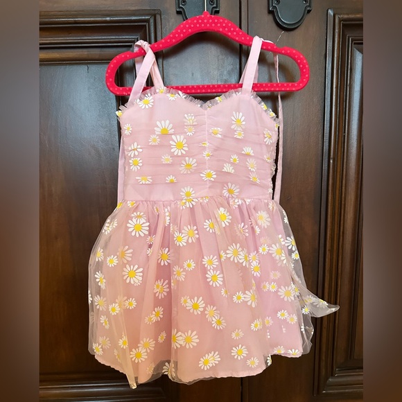 Lu and Ro Pink Daisy Dress - Picture 1 of 4